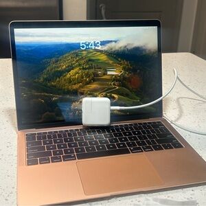 Apple MacBook in Rose Gold with Black Keyboard